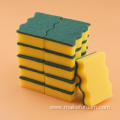 Scouring pad with good polyurethane sponge kitchen cleaning